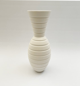 Formal Roots: #12 MATT WHITE RIDGED VESSEL
