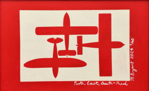 NORTH, EAST, SOUTH - RED