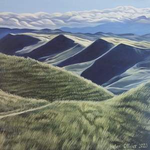 Helen Ollivier: TE MATA PEAK WITH CLOUDS