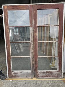 Products: Ext Painted 4 Pane French Door - 1585x2030mm Musgroves