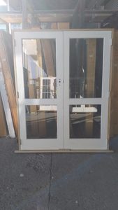 Products: Ext Painted 2 Pane French Door - 1580x2020mm Musgroves