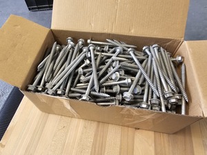 NEW 90mm TEK T17 Screw Box of 250 Musgroves