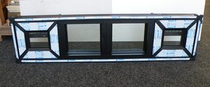 Ebony Triple Glazed Aluminium Window Musgroves