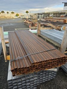 Products: Box Black Steel 35x35x2000mm Musgroves
