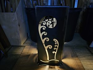 Products: CORTEN Solar Lantern Medium Musgroves