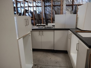 Products: White L Shape Kitchen with Island Musgroves
