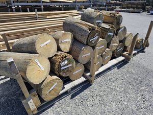 Short Pine Rounds 400 to 600mm High Musgroves
