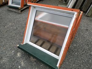 Products: White Aluminium Window (fixed) in Older Style Frame Musgroves