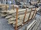 Pine Half Round Post 125-145mm x 1800mm Musgroves