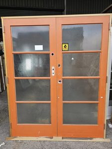 Products: Ext Cedar 4 Pane French Door - 1660x2045mm Musgroves