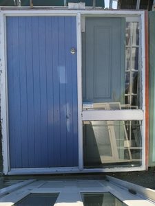 External Painted T&G Door with Sidelight Musgroves