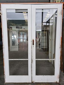 Ext Painted 2 Pane French Door - 1570x2220mm Musgroves