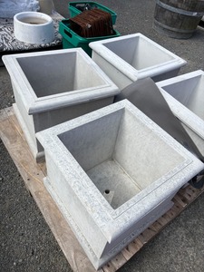 Natural Small Square Planter Musgroves