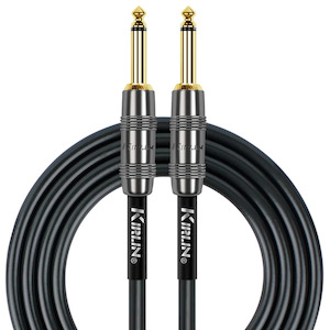 Kirlin IP-221GMG Premium Straight to Straight Instrument Cable - 3m, Black - Mus&hellip;