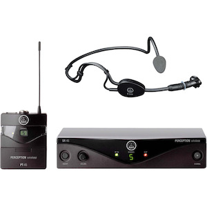AKG WMS45 Perception Wireless Sports Headset System - Music Machine - Musical In&hellip;