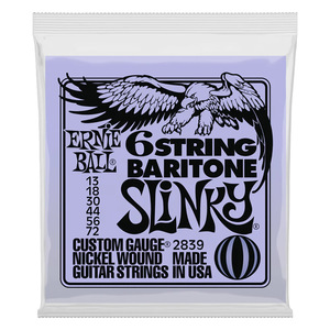 Ernie Ball 6 String Baritone Slinky 13-72 - Music Machine - Musical Instruments &hellip;