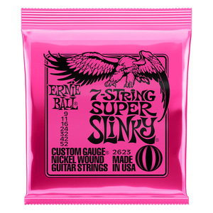 Ernie Ball 7 String Super Slinky 9-52 - Music Machine - Musical Instruments NZ - Guitars NZ