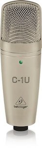 Studio Recording Collection: Behringer C1U USB Condenser Microphone