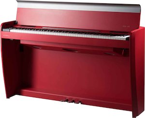 88 Key Keyboards Digital Pianos: Dexibell VIVO H7 88-Key Digital Home Piano Red Polish