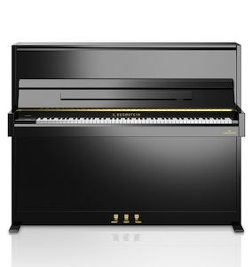Acoustic Pianos: Bechstein Academy A4 Upright Piano in Black