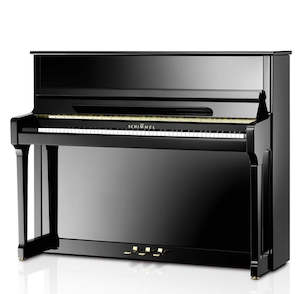 Acoustic Pianos: Schimmel C120 Traditional Upright Piano - Ebony Polish