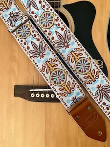 Atmos Nordic Natura Guitar Strap Brown Leather