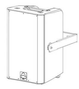 Wharfedale Pro WPB-T+ Tourus+ 12" Speaker Bracket - Black