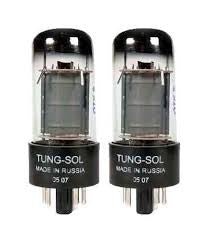 Tungsol 6V6 Valve Matched Pair