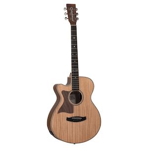 Tanglewood: Tanglewood TRSF-CE-BW Reunion Folk Guitar - Left Hand