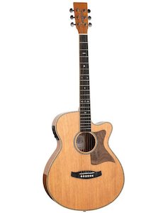 Tanglewood: Tanglewood TRU4-CE-FMH Reunion Pro Super Folk Acoustic Guitar
