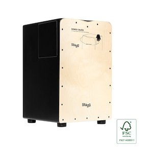 Stagg: Stagg Bongo Cajon – Natural Birchwood