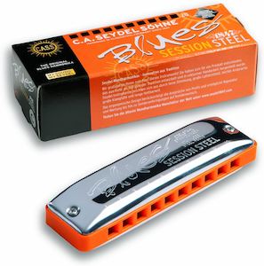 C.A. Seydel Blues Session Steel Db Harmonica
