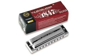 Seydel: C.A. Seydel Blues 1847 Silver Harmonica in A