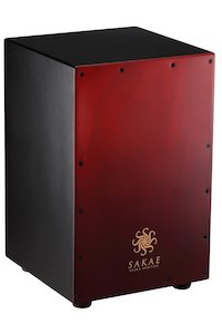 Sakae: Korg Sakae 100W Cajon in Red Fade