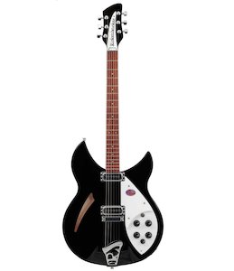Rickenbacker 330 Semi-Hollow Electric Guitar Jetglo (21-Fret)