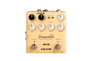 Nu X: Nu-X NAP-5 Stageman Floor Acoustic Preamp & DI with Effects and Looper