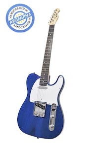 Newen: Newen TL American Classic Electric Guitar Blue Wood