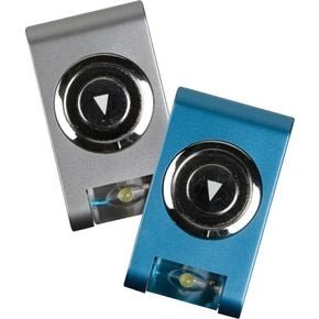 Mighty Bright 2 Pack MicroClip Light Blue & Silver