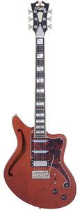 On Sale: D'Angelico Deluxe Bedford Semi-Hollow Electric Guitar Matte Walnut with Tremolo