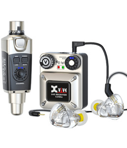Xvive: Xvive U45T9 Wireless In-Ear Monitoring System with T9 In-Ear Monitors 5.8GHz