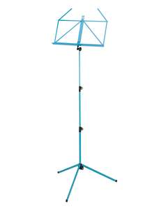 K&M 10010‑000‑33 Portable Folding Music Stand – Ocean Blue