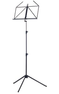 K M: K&M 10010-000-55 Portable Folding Music Stand (Black)