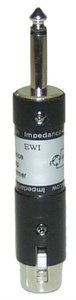 Ewi: EWI Female XLR to Male 1/4 TS Transformer Barrel Adapter