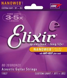 Elixir Nanoweb Acoustic 011-052 Bonus Pack