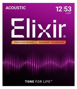 Elixir Nanoweb Acoustic Phosphor Light 12-53