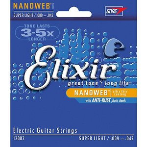 Elixir Nanoweb Electric 009-042 Pro Pack