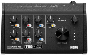 Korg microAUDIO 722 Hybrid Audio Interface with Analog Filter