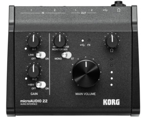 Korg microAUDIO 22 USB Audio Interface