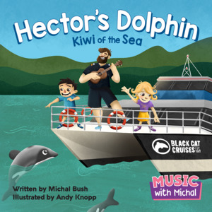 Products: Hector's Dolphin - Book by Michal Bush - MUSIC WITH MICHAL