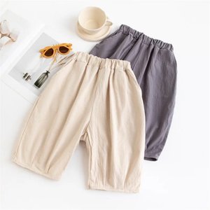 Summer Kids Cotton Linen Bloomers Comfortable & Stylish Pants